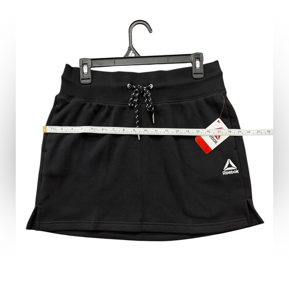 Reebok Black Athletic Skort With Drawstring Waist, polar skirt - Picture 7 of 8